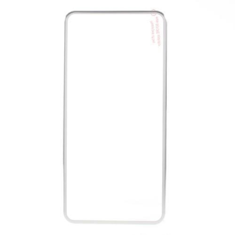 Titanium celoplošné zadní ochranné tvrzené sklo na iPhone 7 Plus a 8 Plus - stříbrný lem