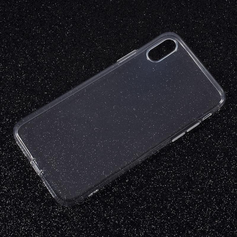 Transparentní gelový obal na mobil iPhone XS / X