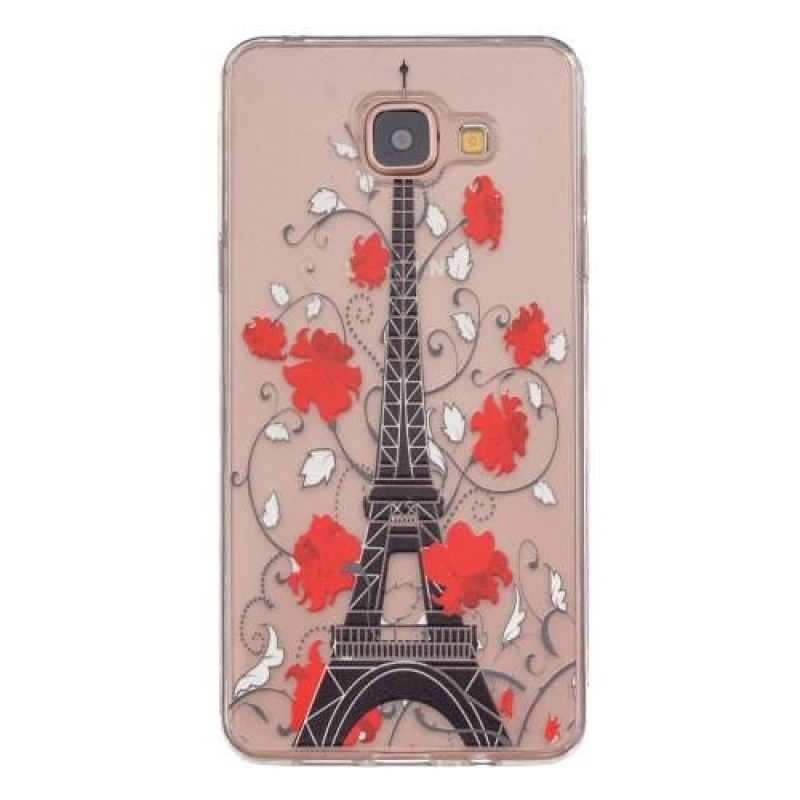 Transparentní gelový obal na Samsung Galaxy A5 (2016) - Eiffelova věž