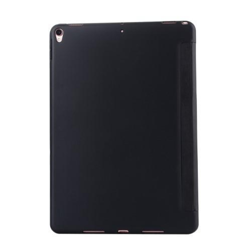 Trifold polohovací PU kožené pouzdro na iPad Pro 10.5 - černé