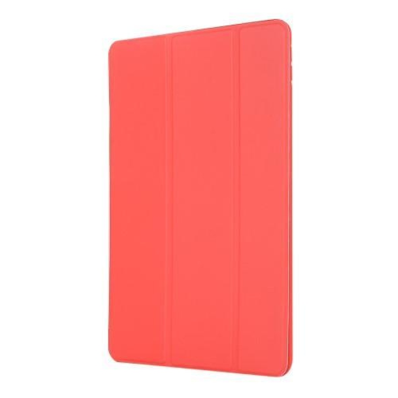 Trifold polohovací PU kožené pouzdro na iPad Pro 10.5 - červené