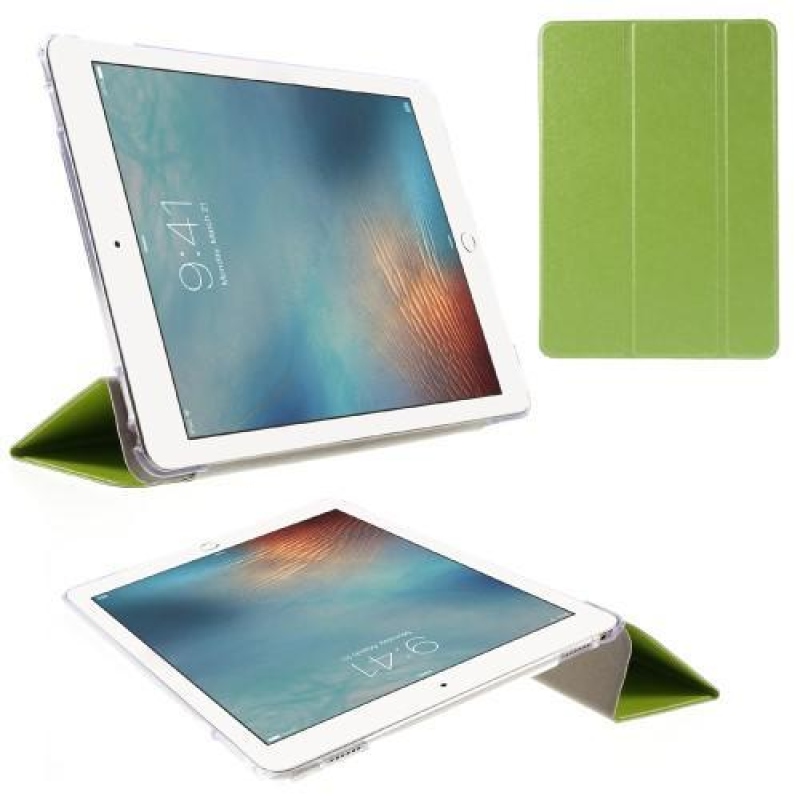 Trifold polohovatelné pouzdro na tablet iPad Pro 9.7 - zelené