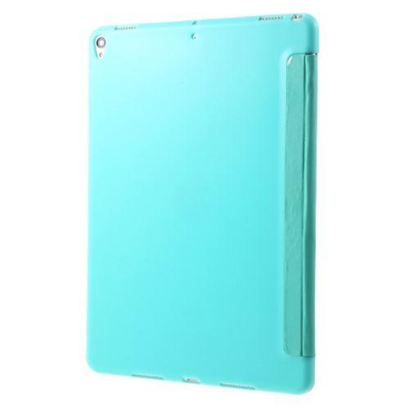 Tripass PU kožené polohovatelné pouzdro na iPad Pro 10.5 - cyan