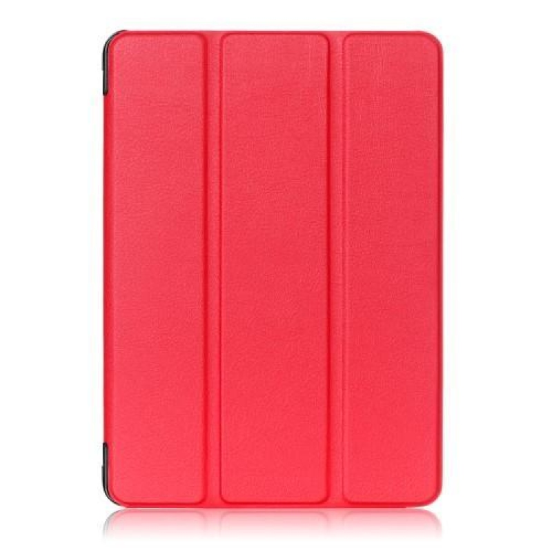 Třípolohové PU kožené pouzdro na iPad Pro 10.5 - červené