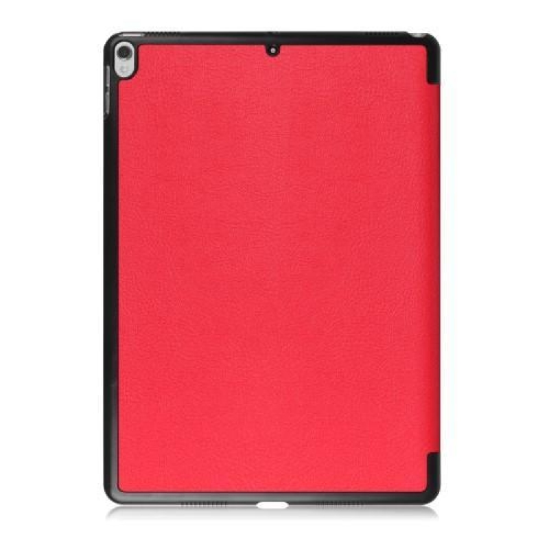 Třípolohové PU kožené pouzdro na iPad Pro 10.5 - červené
