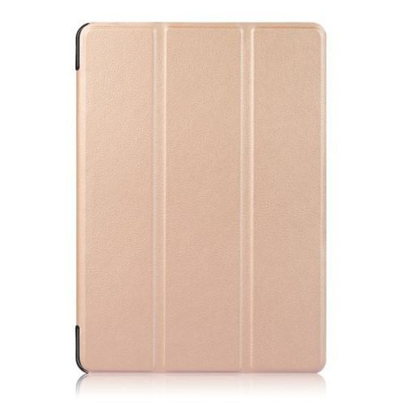 Třípolohové PU kožené pouzdro na iPad Pro 10.5 - zlaté