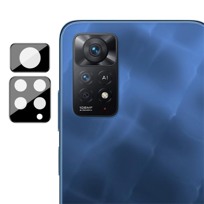 Tvrzené sklo čočky fotoaparátu na mobil Xiaomi Redmi Note 11 Pro 4G/5G - černé