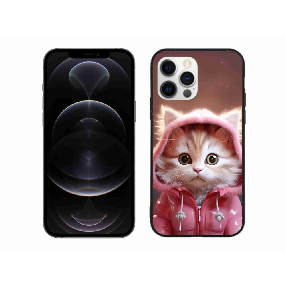 Gelový kryt mmCase na iPhone 12 Pro Max - roztomilé kotě 3
