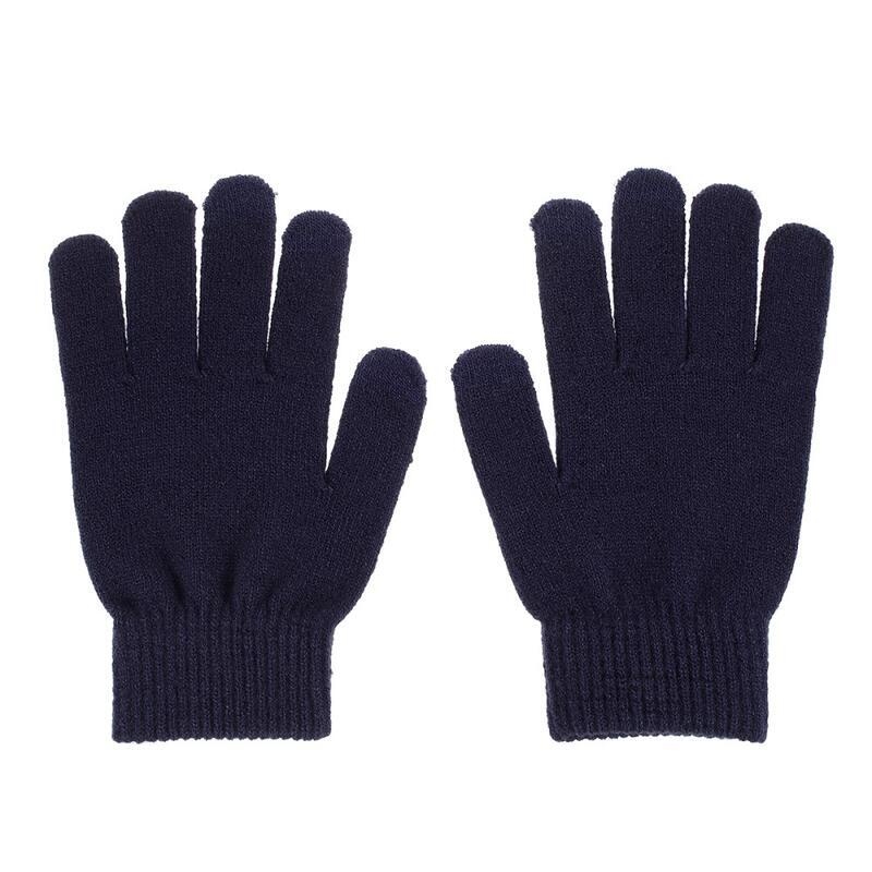 Univerzální dotykové zimní rukavice na mobil - tmavěmodré
