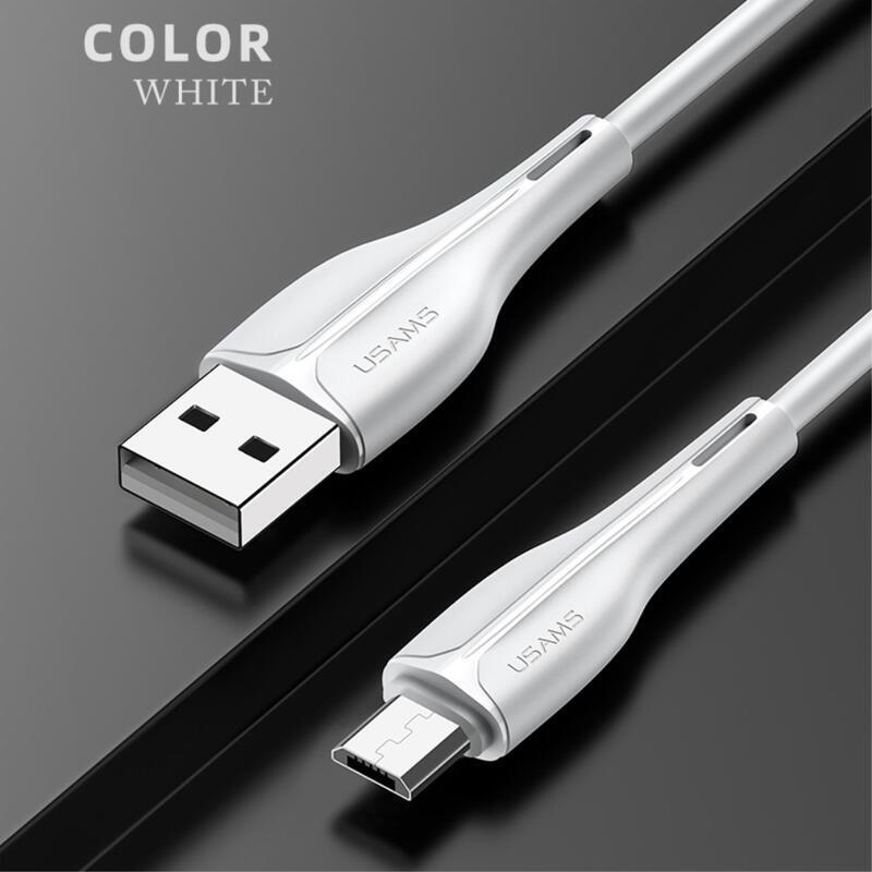 USMS micro USB kabel pro nabíjení a synchronizaci / 1m - bílý