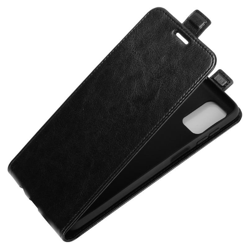 Vertical flipové PU kožené pouzdro pro mobil na mobil Samsung Galaxy M51 - černé