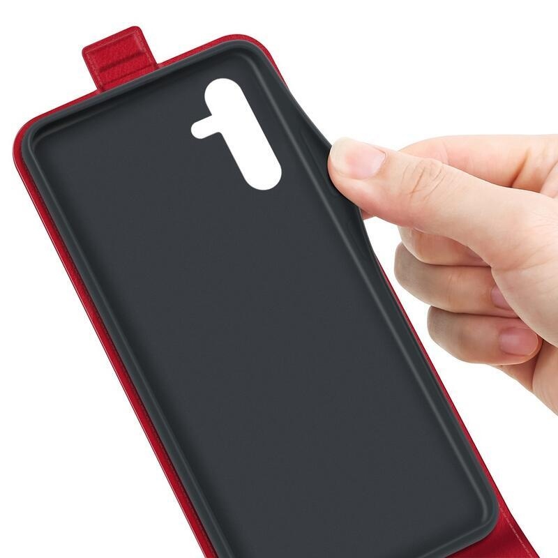 Vertical peněženkové pouzdro na Samsung Galaxy A14 4G/5G - červené