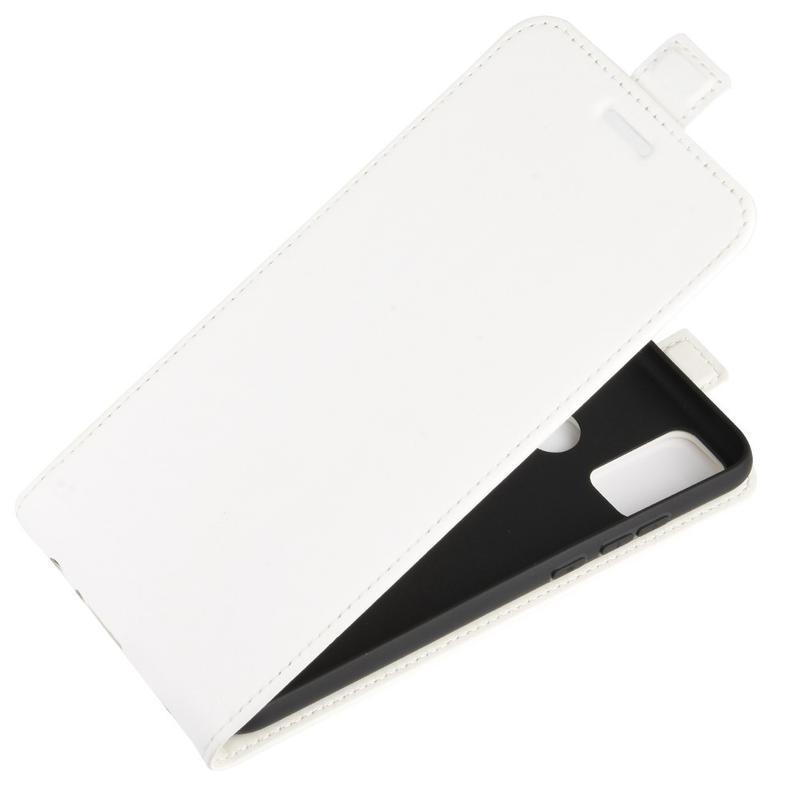 Vertical PU kožené pouzdro na mobil Honor 9X Lite - bílé