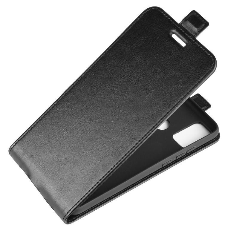 Vertical PU kožené pouzdro na mobil Honor 9X Lite - černé