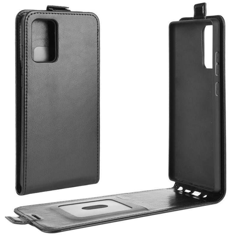 Vertical PU kožené pouzdro na mobil Samsung Galaxy Note 20/Note 20 5G - černé