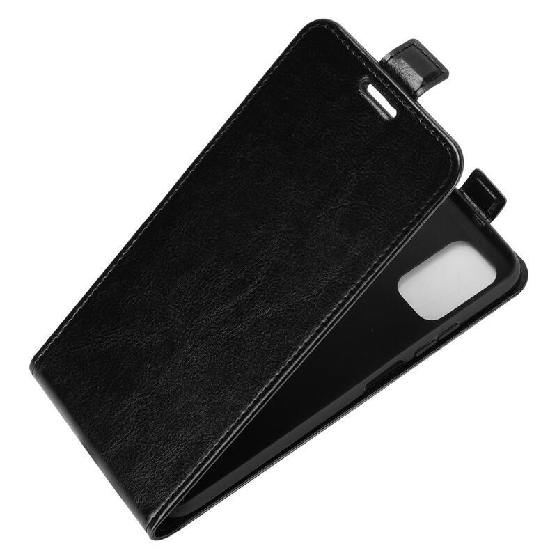 Vertical PU kožené pouzdro na mobil Xiaomi Poco M3 - černé