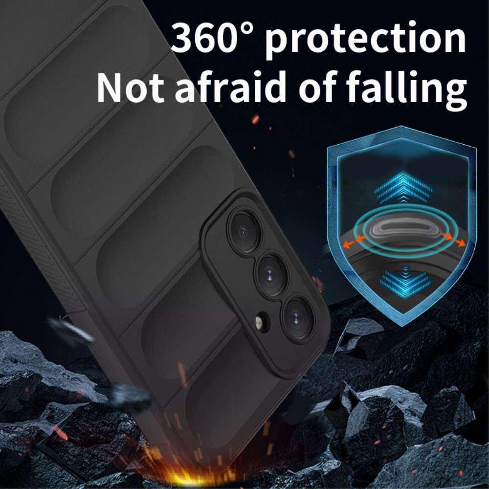 Rugg odolný gelový obal na Samsung Galaxy A55 5G - černý