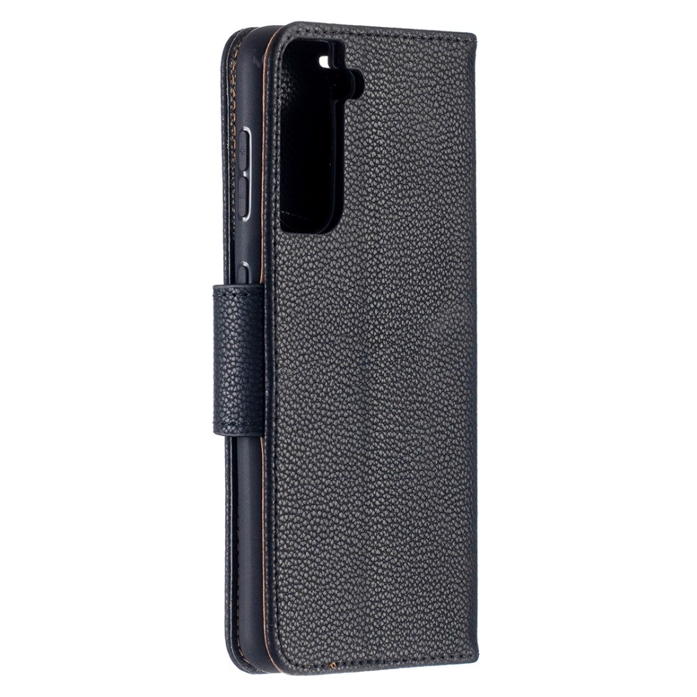 Wallet knížkové pouzdro na Samsung Galaxy S21 - černé
