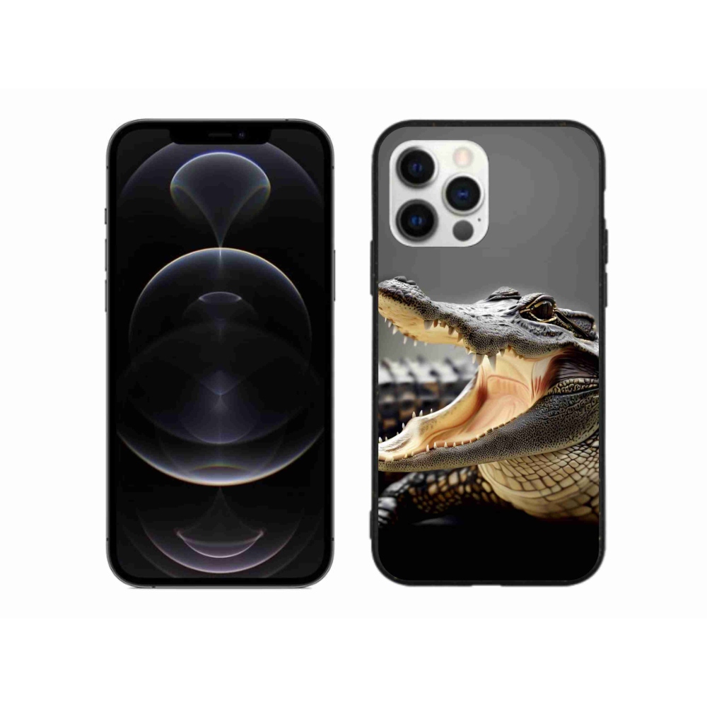 Gelový kryt mmCase na iPhone 12 Pro Max - krokodýl