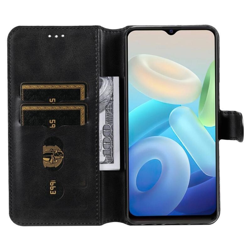 Wallet peněženkové pouzdro na mobil Vivo Y55 5G - černé