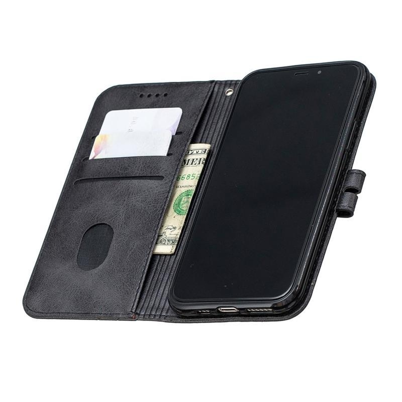 Wallet PU kožené peněženkové pouzdro na mobil iPhone 12 Pro Max 6,7
