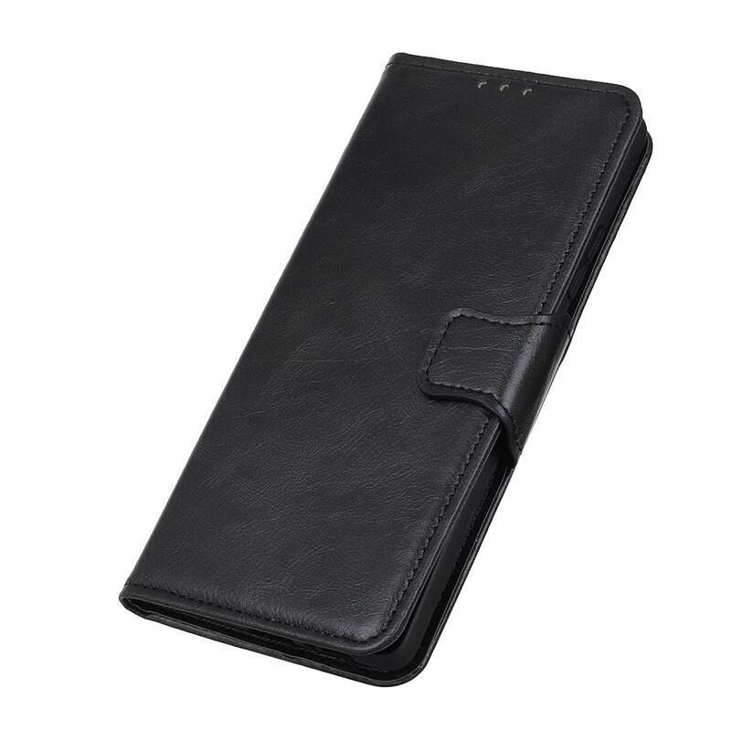 Wallet PU kožené peněženkové pouzdro na mobil Realme GT 5G - černé