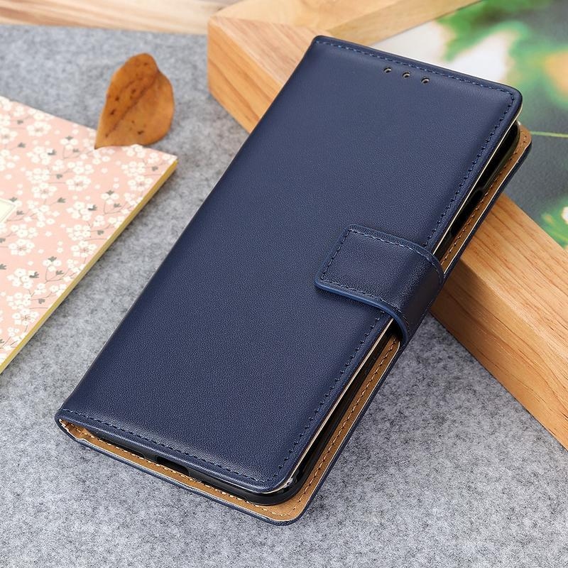 Wallet PU kožené peněženkové pouzdro na mobil Xiaomi Redmi 8 - modré