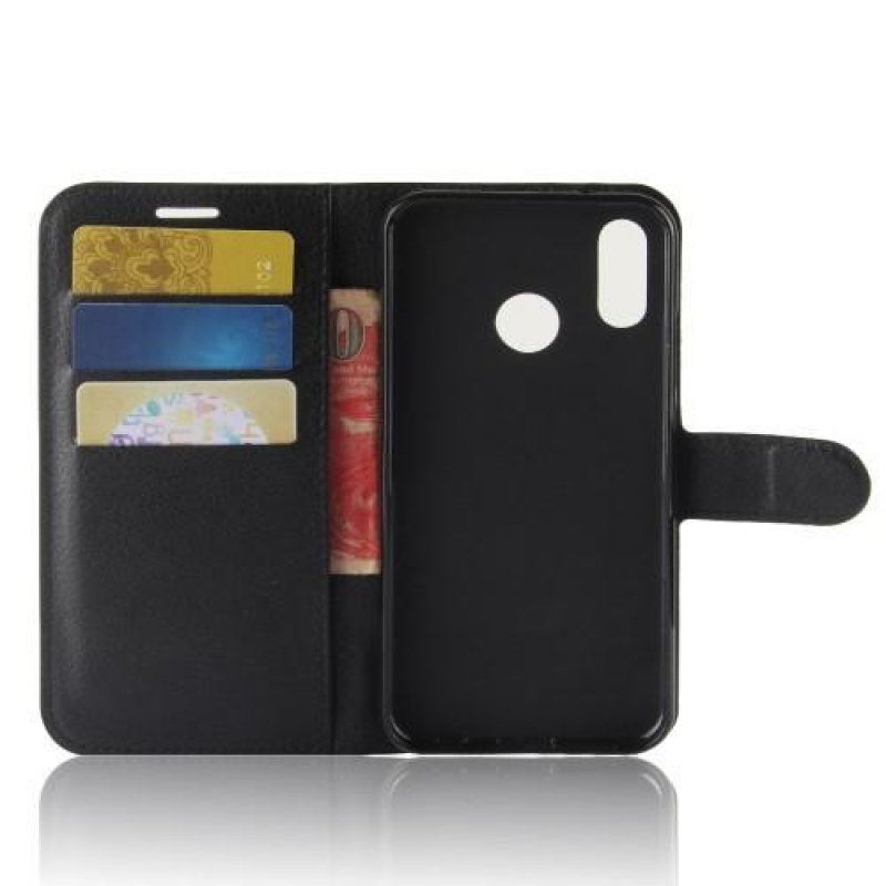 Wallet PU kožené pouzdro na Huawei P20 Lite - černé