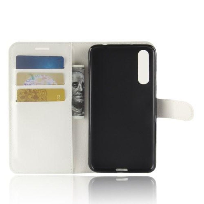 Wallet PU kožené pouzdro na Huawei P20 Pro - bílé