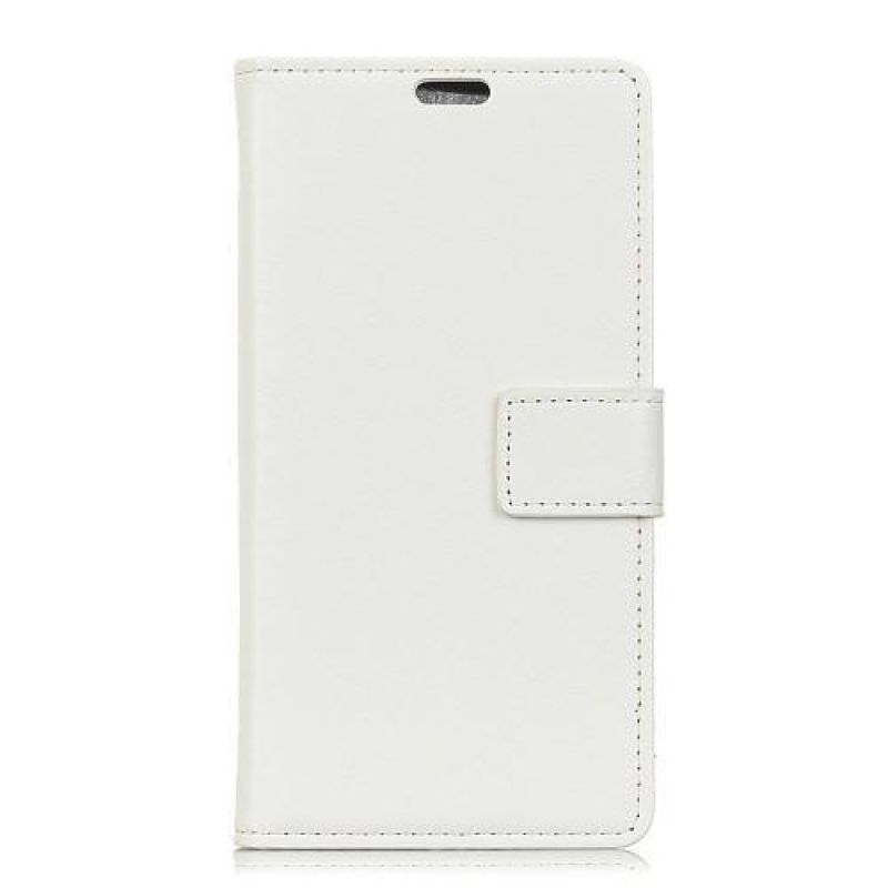Wallet PU kožené pouzdro na Samsung Galaxy A6 (2018) - bílé