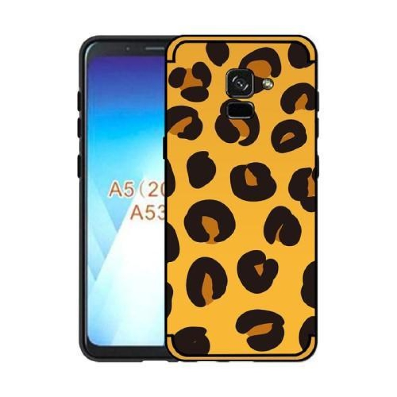 Wild gelový  obal na Samsung Galaxy A8 (2018) - leopard