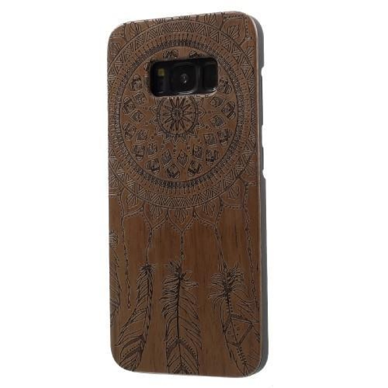 Wood dřevěný obal s motivem na Samsung Galaxy S8 Plus - lapač snů