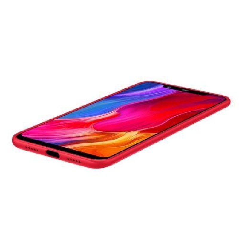 Wove silikonový obal na mobil Xiaomi Mi 8 - červený