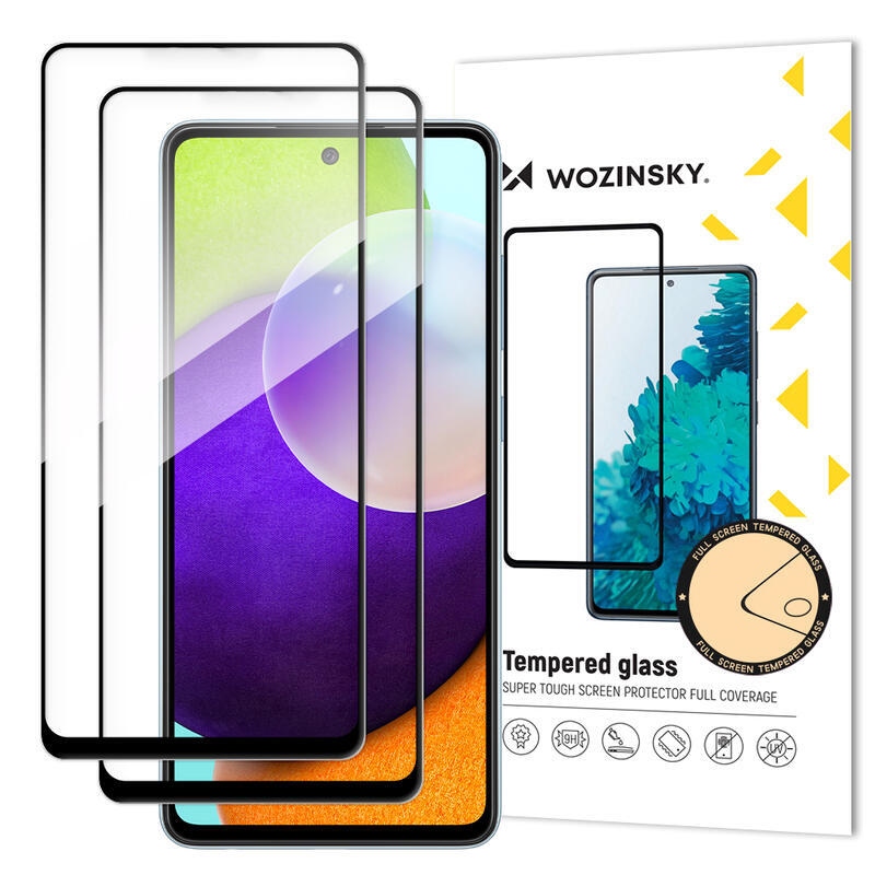 Wozinsky celoplošné tvrzené sklo na mobil Samsung Galaxy A52 4G/5G/A52s 5G - 2ks