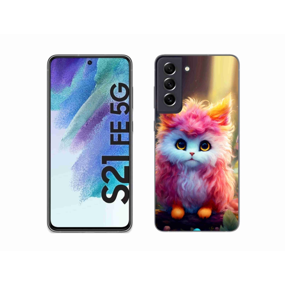 Gelový kryt mmCase na Samsung Galaxy S21 FE 5G - roztomilé kotě 5
