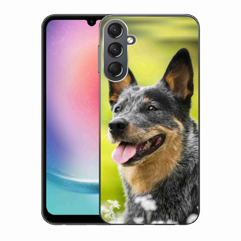 Gelový kryt mmCase na Samsung Galaxy A24 - australský honácký pes