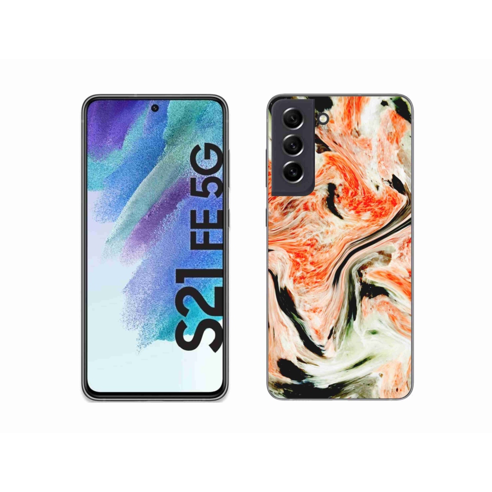 Gelový kryt mmCase na Samsung Galaxy S21 FE 5G - abstrakt 25
