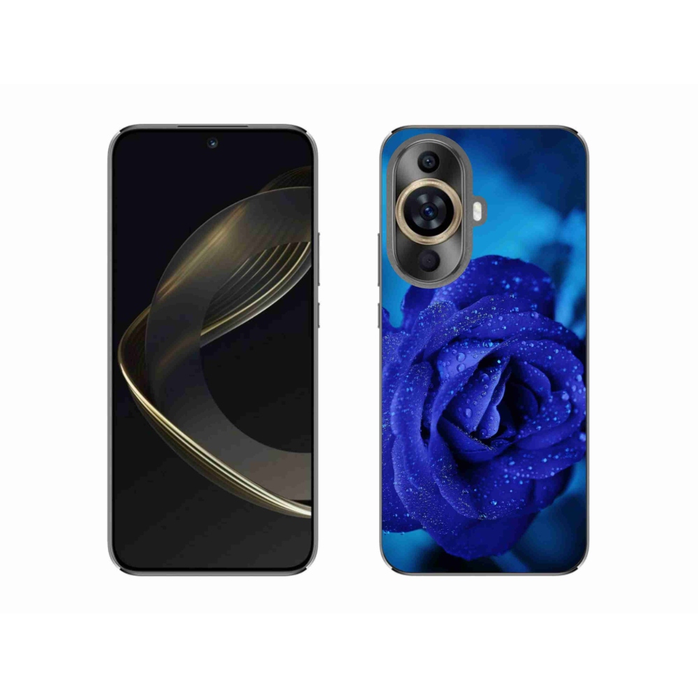 Gelový obal mmCase na Huawei Nova 11 - modrá růže
